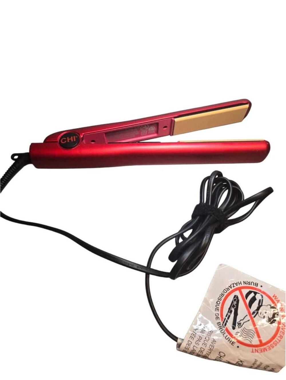 CHI red flat iron hair straightener